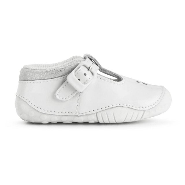 Start-Rite BABY BUBBLE White Patent Pre-Walker Shoes