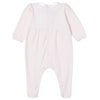 AW24 Emile Et Rose HONEY Pale Pink & White Bunny Babygrow