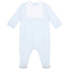 SS25 Emile Et Rose JACK Pale Blue & White Panel Babygrow