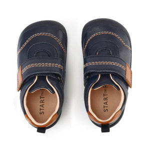 Start-Rite FOOTPRINT Navy Leather Shoes