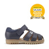 Start-Rite DINO PARK Navy Leather Sandals