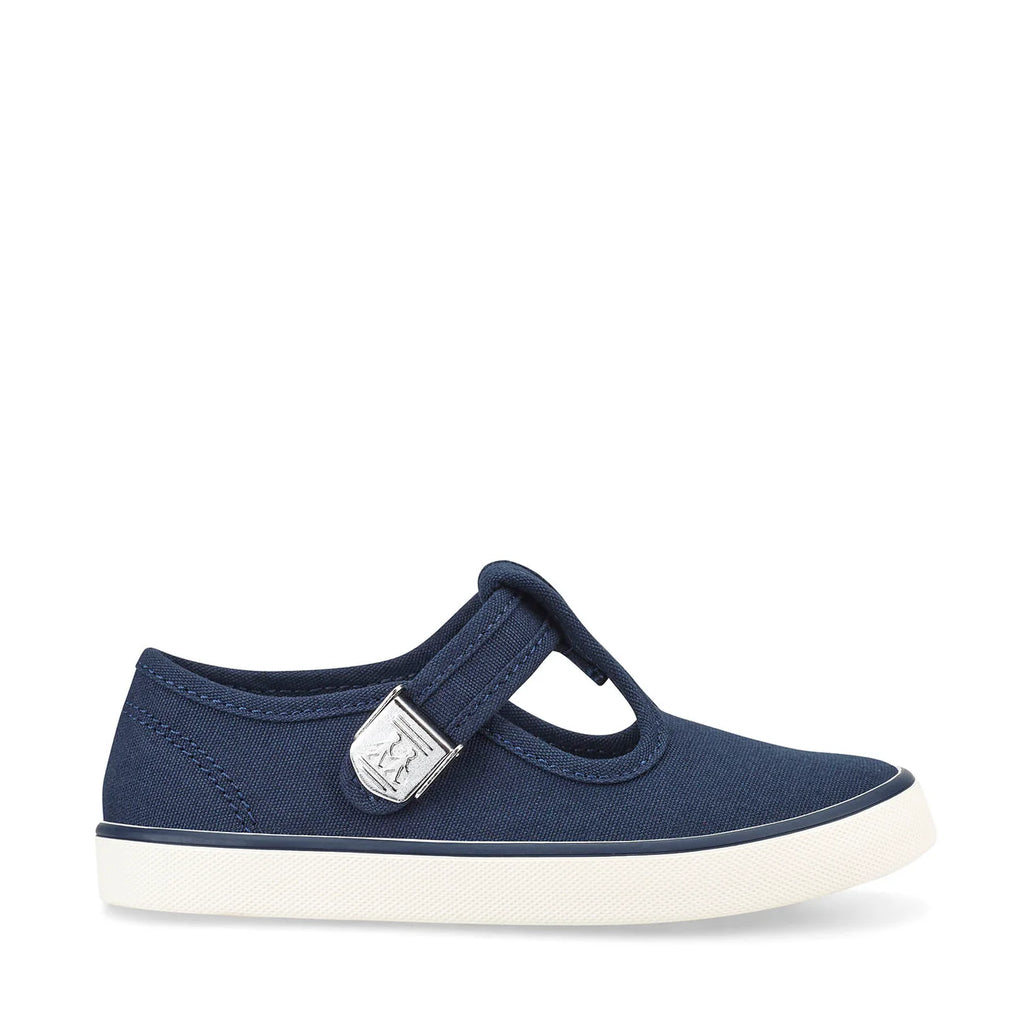 Start-Rite TREASURE Navy Canvas Shoes