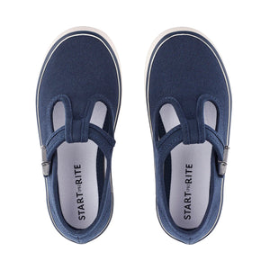 Start-Rite TREASURE Navy Canvas Shoes