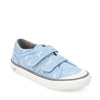 Start-Rite JURASSIC Pale Blue Dino Print Canvas Shoes