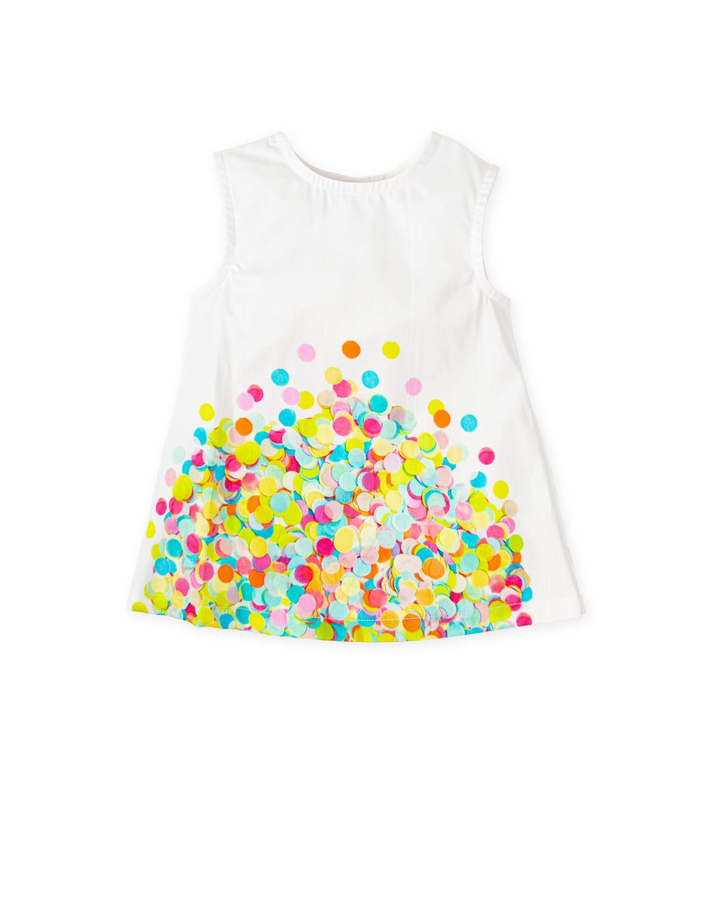 SS25 Agatha Ruiz De La Prada White Multicoloured Circles Dress