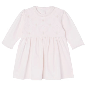 AW24 Emile Et Rose HANNAH Pale Pink Floral Embroidered Dress