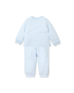 AW24 Tutto Piccolo Blue & White Check Logo Tracksuit