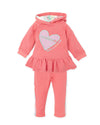 AW24 Agatha Ruiz De La Prada Pink Heart Zip Tracksuit