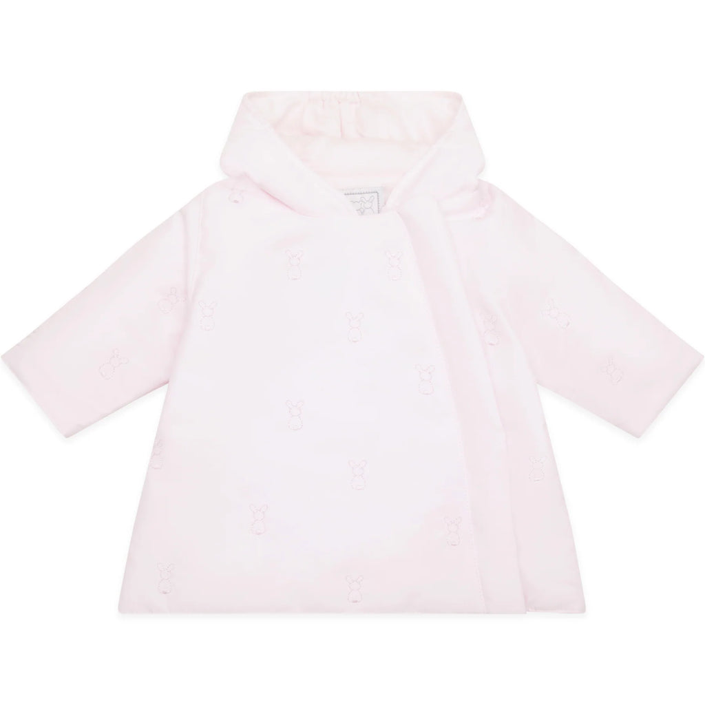 SS25 Emile Et Rose JENNY Pale Pink Embroidered Bunnies Hooded Jacket