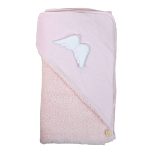 AW24 Baby Gi Pale Pink Angel Wings Towel