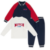 AW24 Mitch & Son BONZO & BRODY Navy Blue & Red Three Piece Logo Badge Zipper Tracksuit