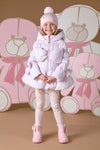 AW24 ADee RIHANON Baby Pink Bow Hooded Jacket