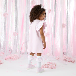 SS25 ADee CALI Pink Bow Frill Dress