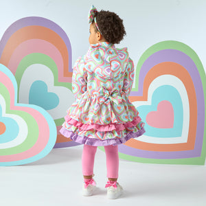 SS25 ADee EMELYE Multicoloured Heart Print Jacket