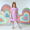 SS25 ADee EVANGELINE Purple Triple Hearts Dress