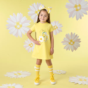 SS25 ADee DANICA Yellow & White Daisy Dress