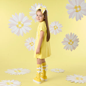 SS25 ADee DANICA Yellow & White Daisy Dress