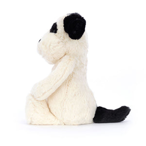 Jellycat Bashful Black & Cream Puppy Medium Soft Toy