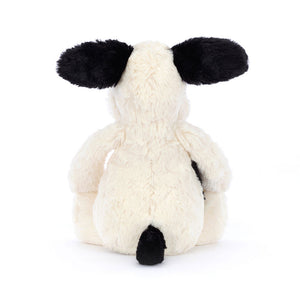 Jellycat Bashful Black & Cream Puppy Medium Soft Toy