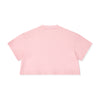 SS25 Bonini SHINE Pink Multicoloured Swirl Logo Crop T-Shirt