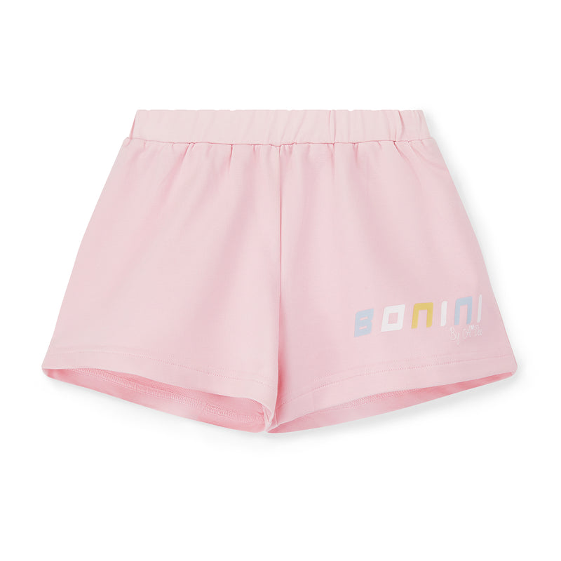 SS25 Bonini MOVE Pink Multicoloured Logo Sport Shorts