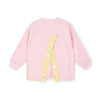 SS25 Bonini GROOVE Pink Multicoloured Swirl Logo Sweatshirt