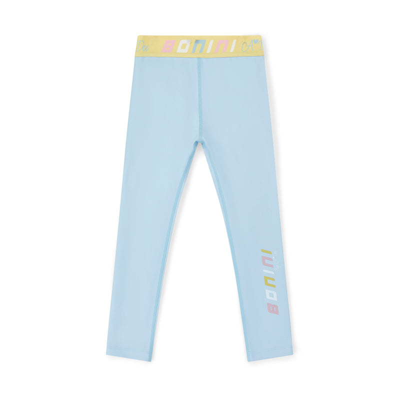 SS25 Bonini INSPIRE Blue Multicoloured Logo Leggings