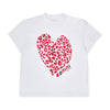 AW24 Bonini DYNAMIC White Heart Oversized Tee