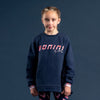 AW24 Bonini STRIVE Navy Blue Tape Frill Sweatshirt