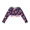 AW24 Bonini POWER Navy Blue Letter Print Sport Top