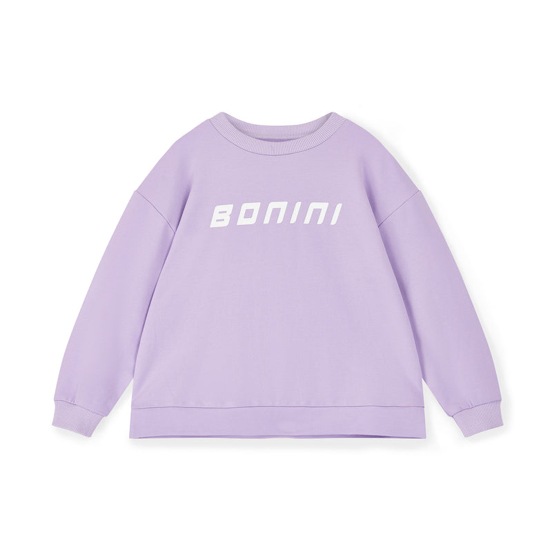 SS25 Bonini ASPIRE Lilac & White Logo Sweatshirt