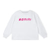 SS25 Bonini ASPIRE White & Hot Pink Logo Sweatshirt