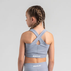 Bonini Core ASPIRE Grey Crop Sport Top