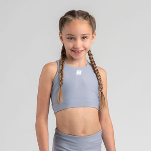 Bonini Core ASPIRE Grey Crop Sport Top