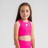 SS25 Bonini ASPIRE Hot Pink Crop Sport Top