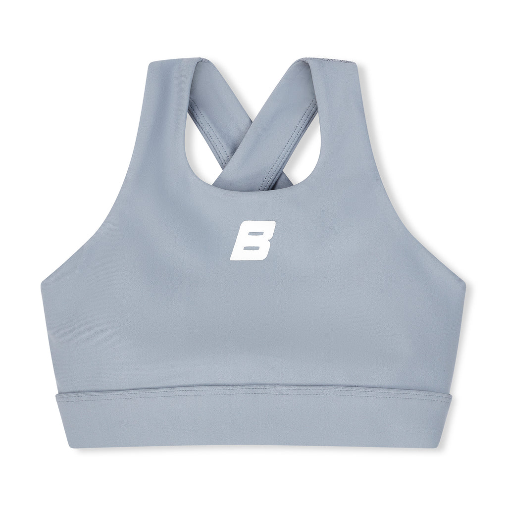 Bonini Core ASPIRE Grey Crop Sport Top