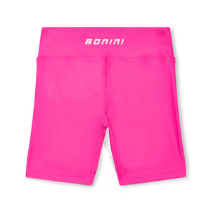 SS25 Bonini ASPIRE Hot Pink & White Logo Cycling Shorts