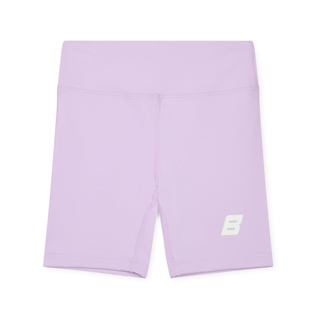 SS25 Bonini ASPIRE Lilac & White Logo Cycling Shorts