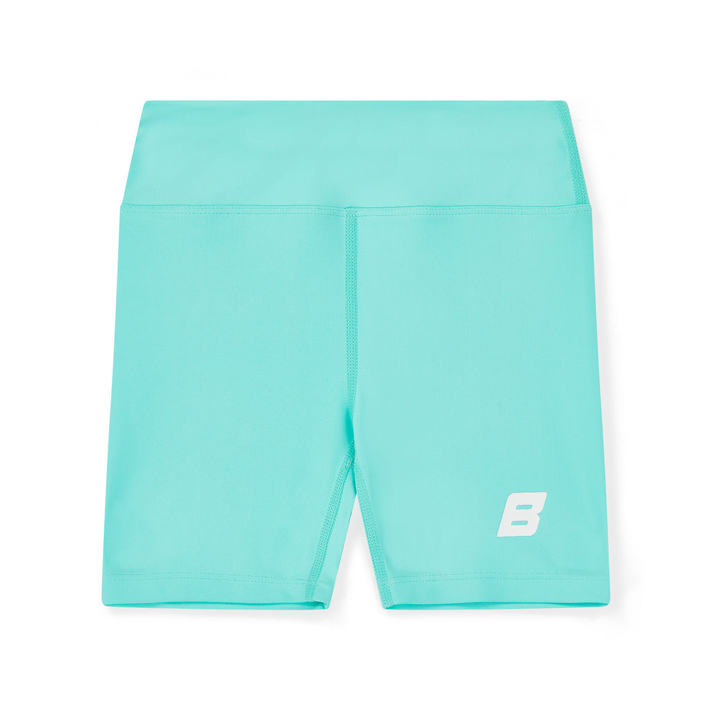 SS25 Bonini ASPIRE Mint & White Logo Cycling Shorts