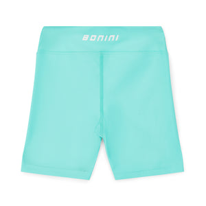 SS25 Bonini ASPIRE Mint & White Logo Cycling Shorts