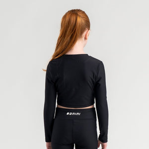 Bonini Core ASPIRE Black Long Sleeve Sport Top