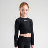 Bonini Core ASPIRE Black Long Sleeve Sport Top