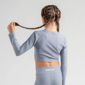 Bonini Core ASPIRE Grey Long Sleeve Sport Top