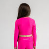 Bonini Core ASPIRE Hot Pink Long Sleeve Sport Top