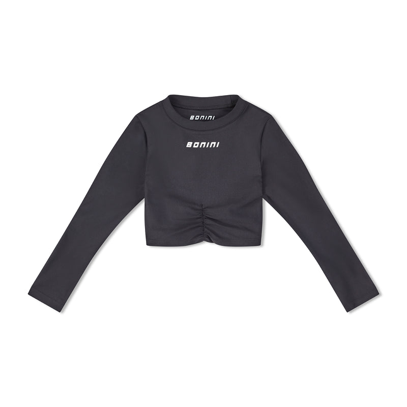 AW24 Bonini ASPIRE Black Long Sleeve Sport Top