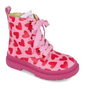 AW24 Agatha Ruiz De La Prada Pink & Red Heart Boots