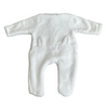 AW24 Deolinda White Faux Fur Animal Babygrow