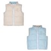 AW24 Mitch & Son ANDY Pale Blue & Beige Reversible Gilet