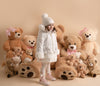 AW24 Little A HONEY Snow White Faux Fur Padded Jacket