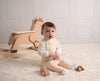 AW24 Mitch & Son Mini DREW Beige Dungaree Set